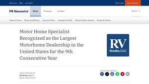 Motor Home Specialist Recognized as the Largest Motorhome Dealership in ... - largest rv dealer in usa