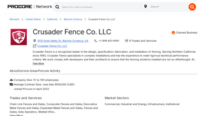 Crusader Fence Co. - Fencing Solutions
