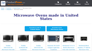 Microwave Ovens made in United States | ProductFrom.com - microwave ovens made in usa