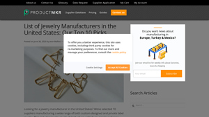 List of Jewelry Manufacturers in the US: Our Top 10 Picks - jewelry manufacturers usa