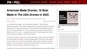 American Made Drones: 10 Best Made In The USA Drones in 2025 - Propel RC - drone manufacturers in usa