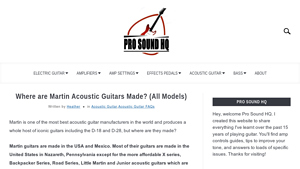 Where are Martin Acoustic Guitars Made? (All Models) - acoustic guitars made in usa