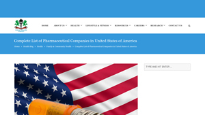 Complete List of Pharmaceutical Companies in United States of America - list of pharmaceutical companies in usa