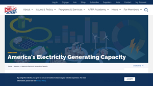 America's Electricity Generating Capacity - Public Power - electricity generation usa