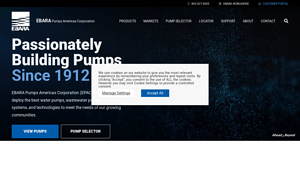EBARA Pumps Americas Corporation | Manufacturing Pumps since ... - pumps in usa