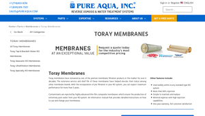 Toray Membranes - Pure Aqua, Inc. - toray membrane usa inc