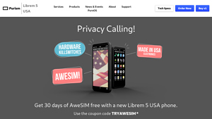 Purism- Librem 5 USA - usa made mobile phones