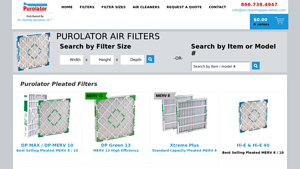 Purolator Pleated Filters - usa commercial pleated air filters manufacturer