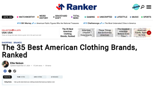 The 35 Best American Clothing Brands, Ranked By Votes - top apparel brands in usa