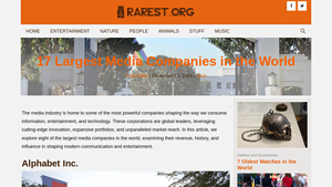 17 Largest Media Companies in the World - Rarest.org - largest media companies in usa