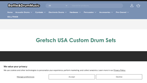 Gretsch USA Custom Drum Kits | Rattle & Drum Music - gretsch usa custom