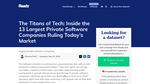 The Titans of Tech: Inside the 13 Largest Private Software Companies ... - largest privately owned company in the usa