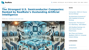 The Strongest U.S. Semiconductor Companies: Ranked ... - RealRate - semiconductor companies in usa
