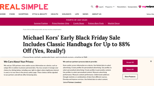 Michael Kors' Bags Are Up to 88% Off During Early Black Friday Sale - michael kors bags usa black friday sale