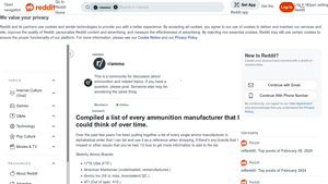 Ammunition Manufacturers - Key Brands