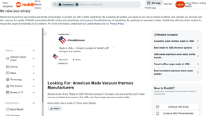 American Made - Vacuum Thermoses