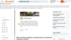 Battery Manufacturers - Key Suppliers