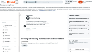 Clothing Manufacturers - USA