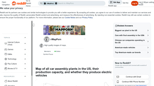 Car Assembly Plants - Production Capacity & EV Status
