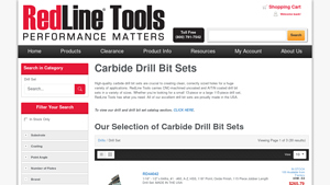 RedLine Tools - Carbide Drill Bit Sets