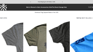 American Flag Apparel Made in the USA - clothes with usa flag