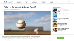 What Is America's National Sport? - Reference.com - national sport of usa
