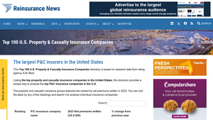 Top 100 U.S. Property & Casualty Insurance Companies - biggest insurance companies in usa