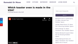 Which toaster oven is made in the USA? - Remodel or Move - toaster made in usa