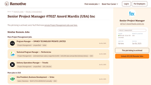 [Hiring] Senior Project Manager @7027 Anord Mardix (USA) Inc - anord mardix usa inc