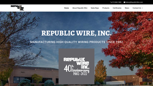 Republic Wire: Copper Distribution - wire manufacturers usa