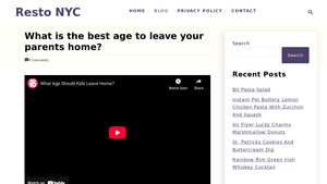 What is the best age to leave your parents home? - Resto NYC - average age to move out of parents house usa
