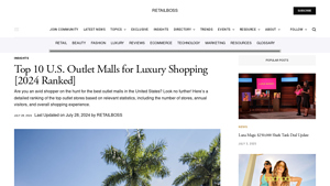 Top 10 U.S. Outlet Malls for Luxury Shopping [2024 Ranked] - best factory outlets in usa