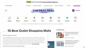 Best Outlet Shopping Malls in America - RetailMeNot - best factory outlets in usa