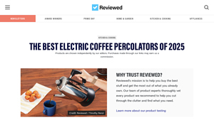 5 Best Electric Percolator of 2025 - Reviewed - coffee percolator made in usa