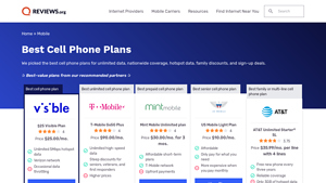 Best Cell Phone Plans: Compare Plans & Prices - Reviews.org - cell phone companies in usa