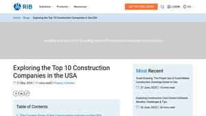 Exploring the Top 10 Construction Companies in the USA - major construction companies in usa