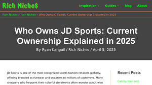 Who Owns JD Sports: Current Ownership Explained in 2025 - jd sports usa