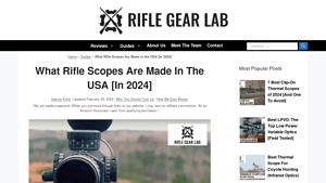 What Rifle Scopes Are Made in the USA [In 2024] - Rifle Gear Lab - rifle scopes made in usa