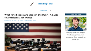 What Rifle Scopes Are Made in the USA? - A Guide to American-Made Optics - rifle scopes made in usa