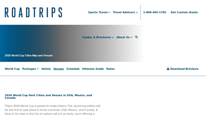 2026 World Cup Cities Map and Venues - Roadtrips - biggest arena in the usa