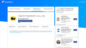 YAMATO TRANSPORT U.S.A., INC. Management - RocketReach - yamato transport usa