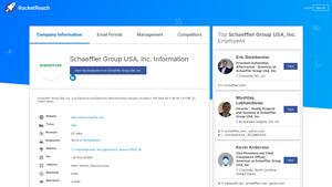 Schaeffler Group USA, Inc. Information - RocketReach - schaeffler group usa inc.