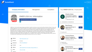 OMER USA Inc. Information - RocketReach - omer usa inc