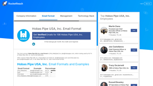 Hobas Pipe USA, Inc. Email Format | hobaspipe.com Emails - hobas pipe usa inc