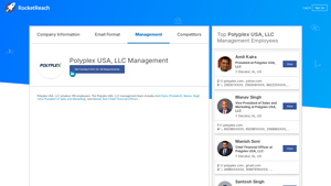 Polyplex USA - Management Team Overview