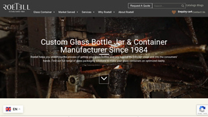 Roetell: Home - Reliable Glass Bottles, Jars, Containers Manufacturer - glass bottle manufacturers usa