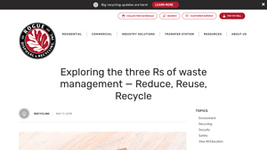 Exploring the three Rs of waste management — Reduce, Reuse ... - example of reusable
