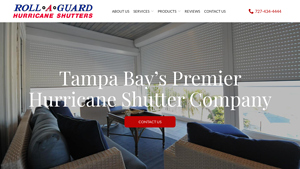 Roll-A-Guard: Tampa Bay Hurricane Shutters - hurricane shutter manufacturers in usa
