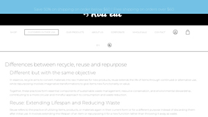 Differences between recycle, reuse and repurpose - Roll'eat USA - example of reusable