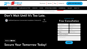 RollShield: Hurricane Shutters & Screens Clearwater FL - hurricane shutter manufacturers in usa